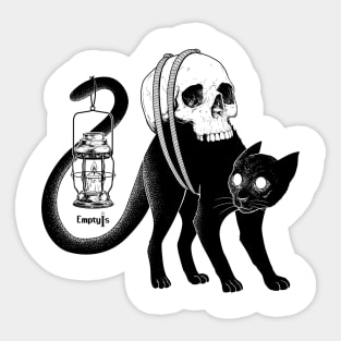 Spooky Cat Sticker